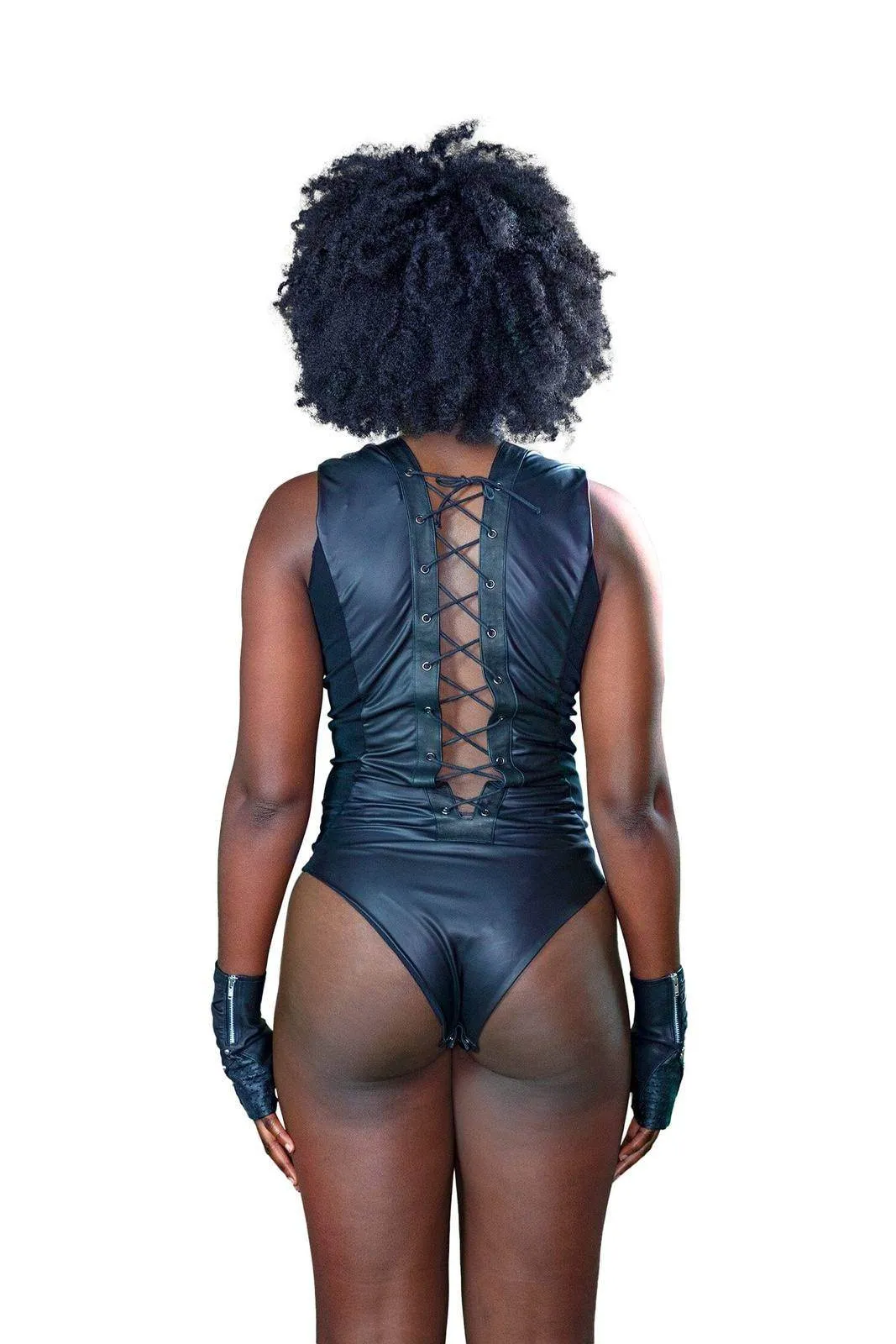 Galactica Black Rave Bodysuit