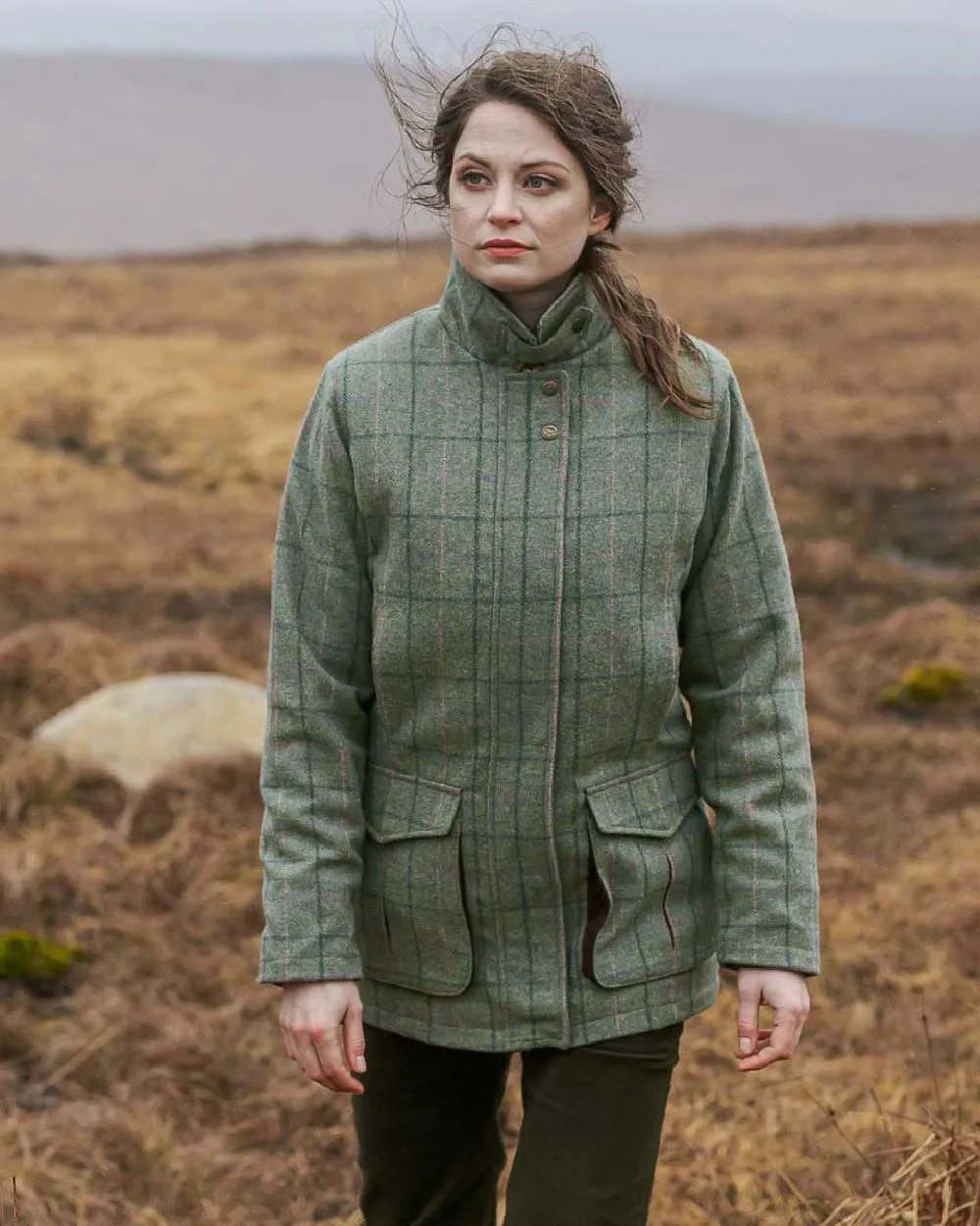 Hoggs of Fife Roslin Ladies Technical Tweed Field Coat