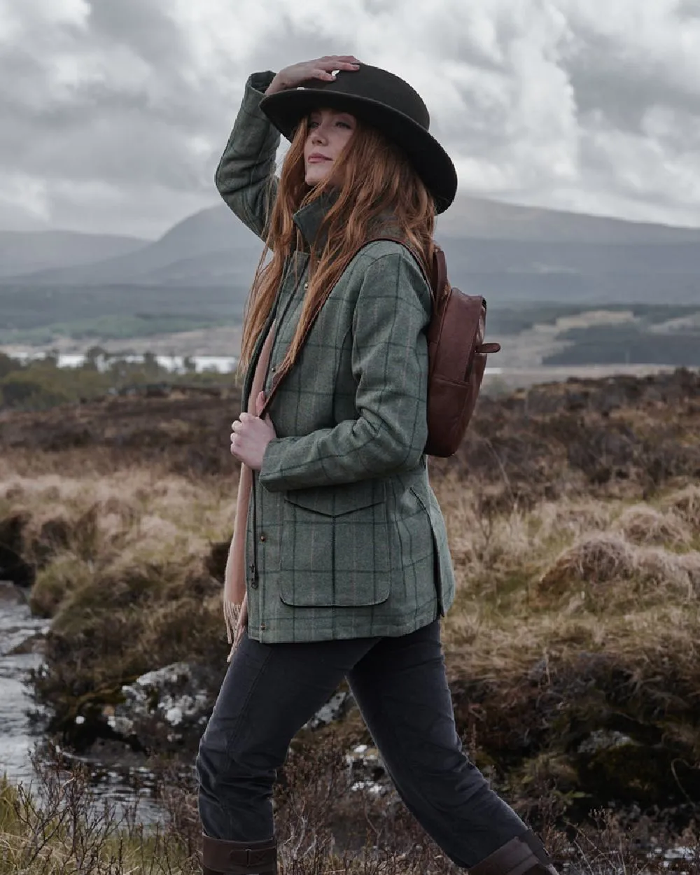 Hoggs of Fife Roslin Ladies Technical Tweed Field Coat