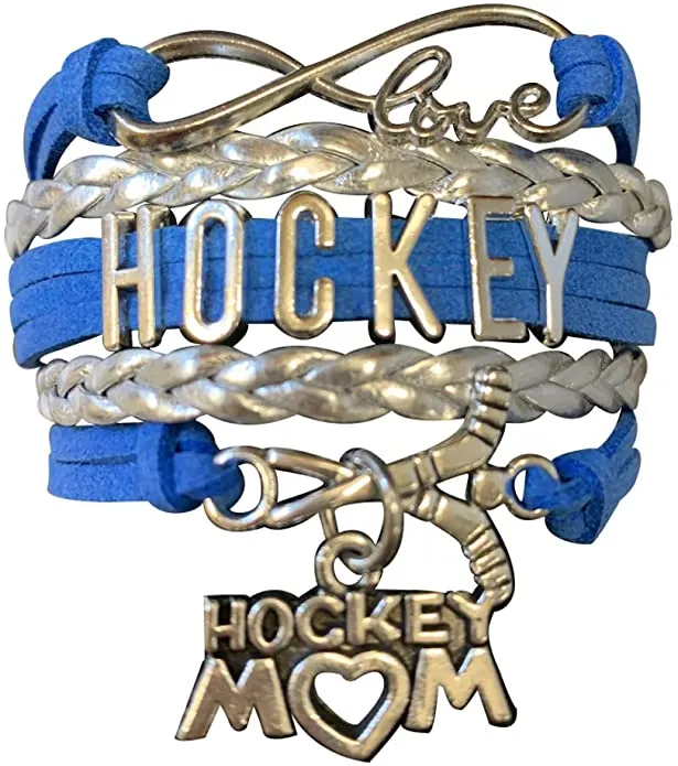 Ice Hockey Mom Bracelet - Pick Colors