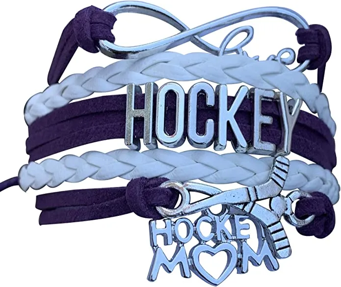 Ice Hockey Mom Bracelet - Pick Colors