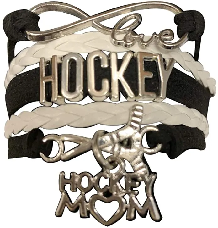 Ice Hockey Mom Bracelet - Pick Colors