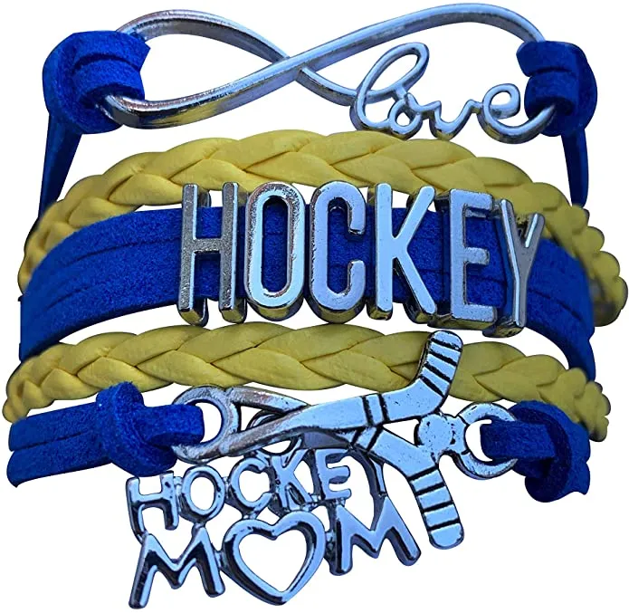 Ice Hockey Mom Bracelet - Pick Colors