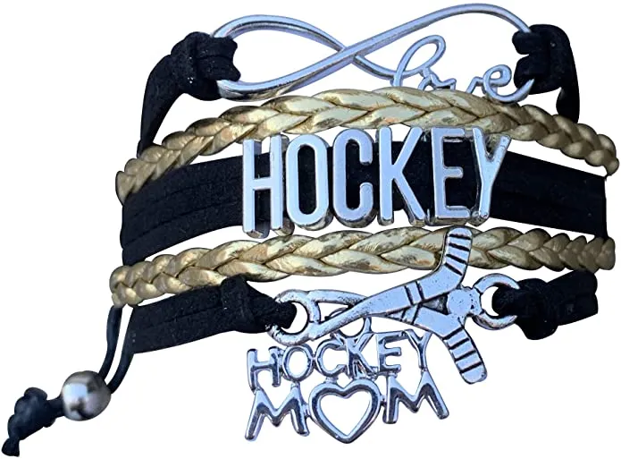 Ice Hockey Mom Bracelet - Pick Colors