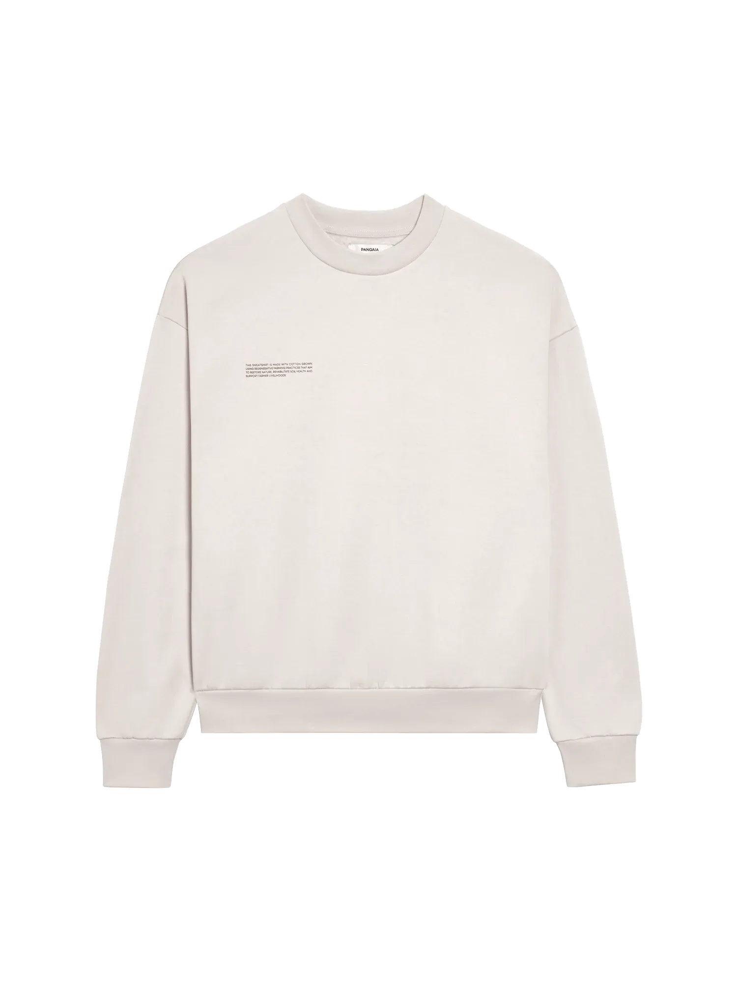 In Conversion Cotton Sweatshirt—cotton white