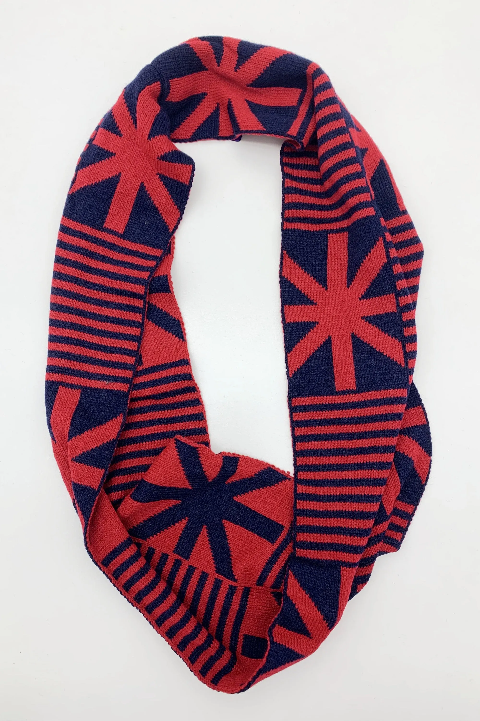 JC011817 British Flag Infinity Scarf