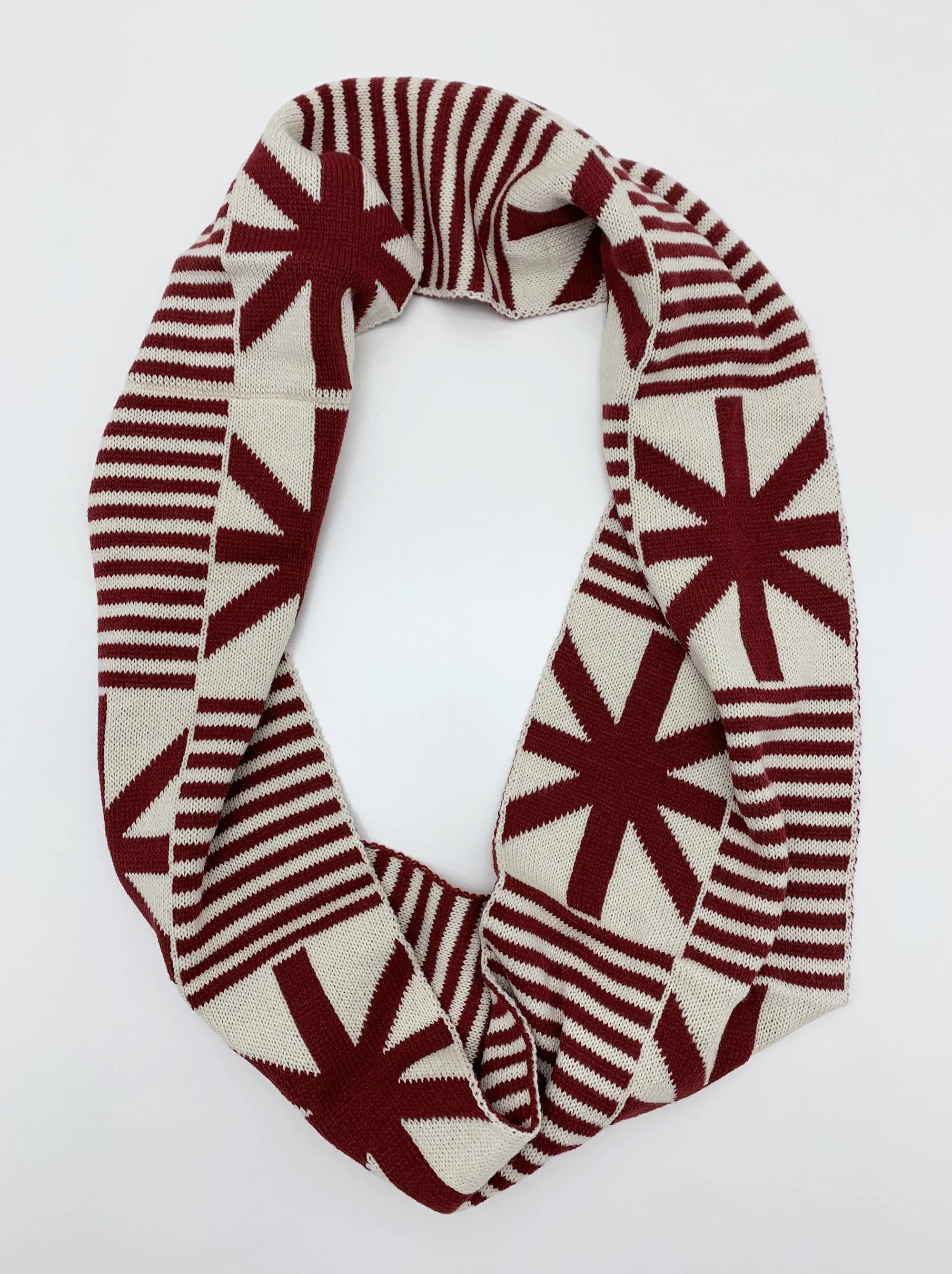 JC011817 British Flag Infinity Scarf