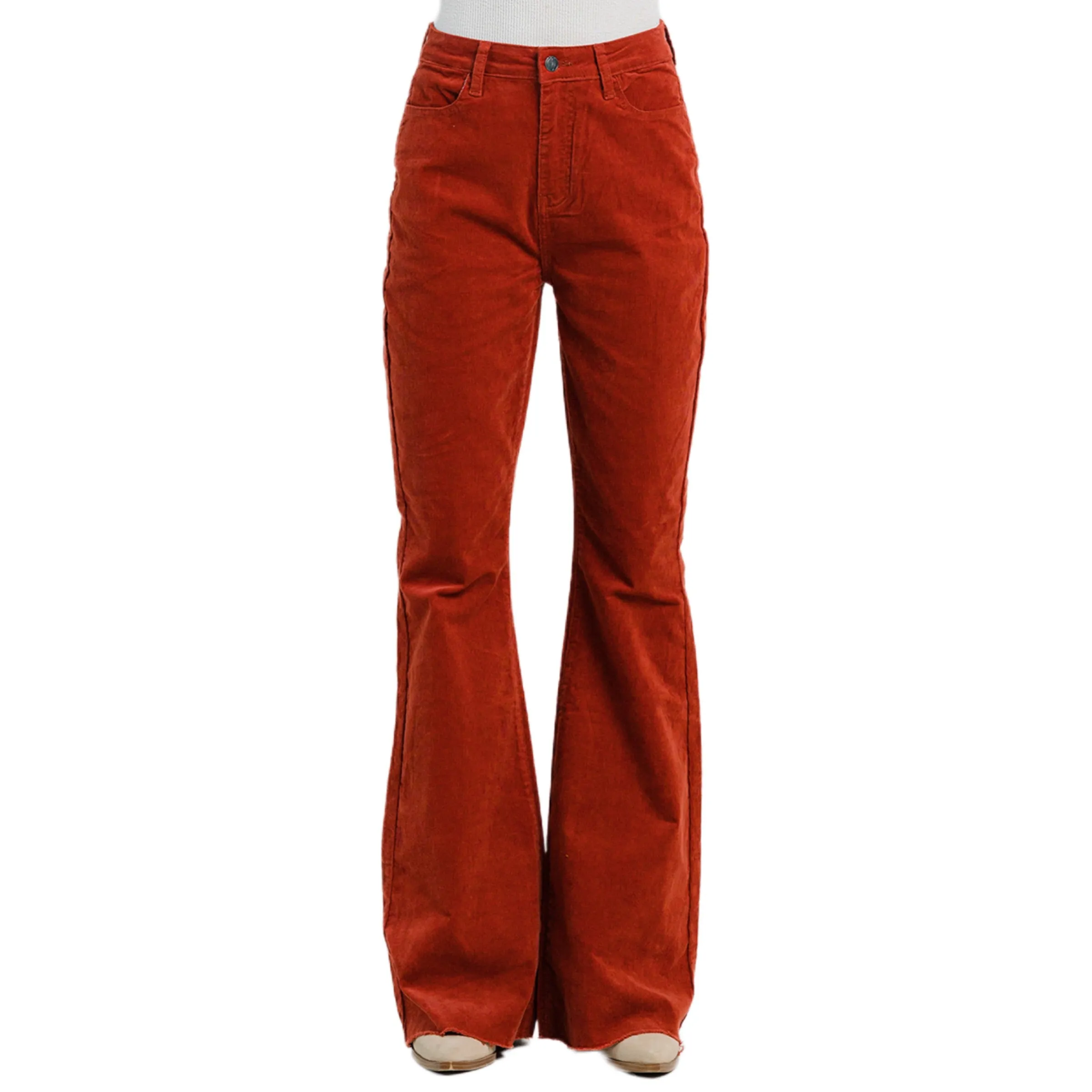 Jelly Jeans Red Rust Corduroy Flare  Size 1, 3, 5, 7, 9, 11, 13