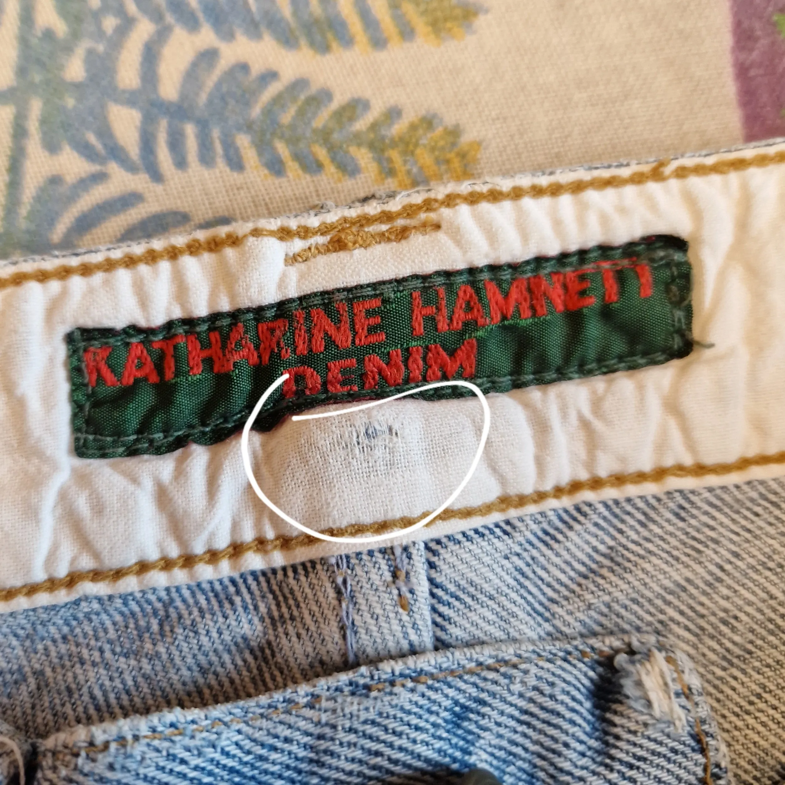 Katharine Hamnett | Jeans vintage lavaggio chiaro