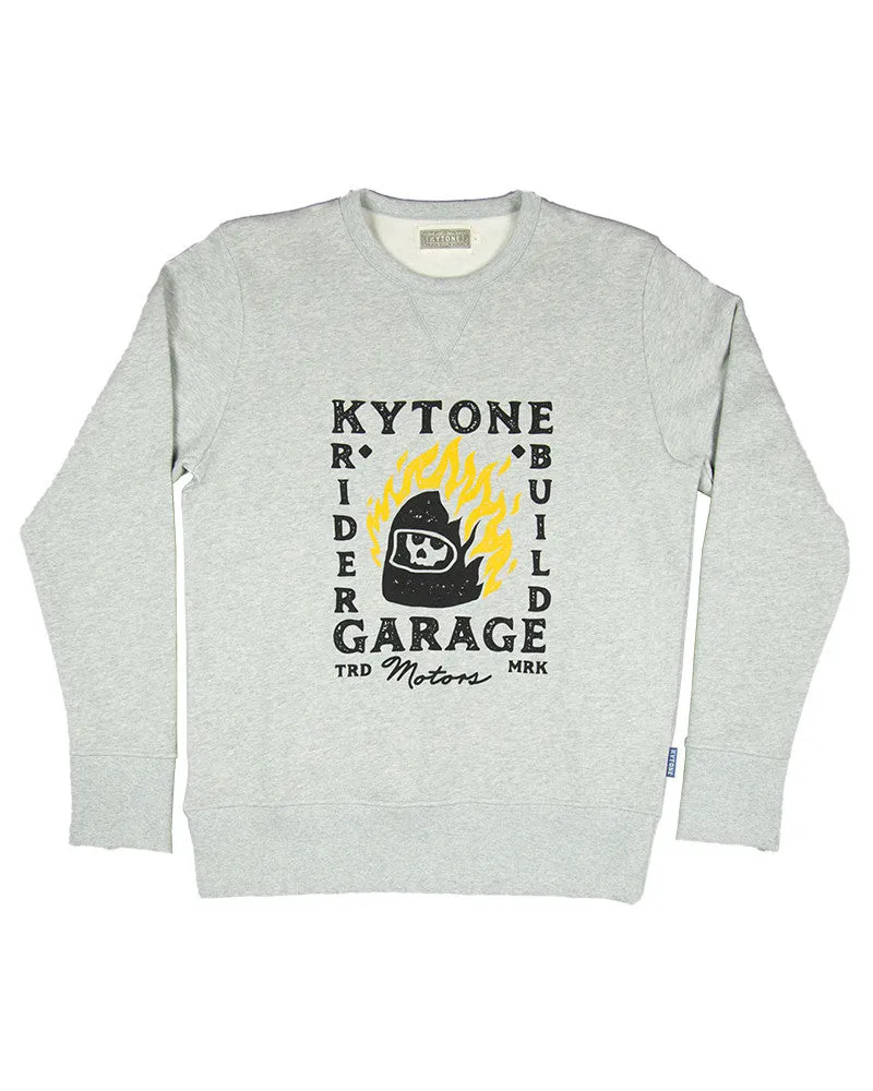 Kytone - Sweats Skull Garage - Grey Sweatshirt