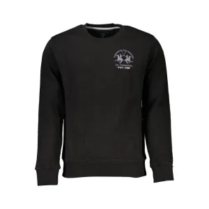 La Martina Elegant Crew Neck Fleece Sweatshirt