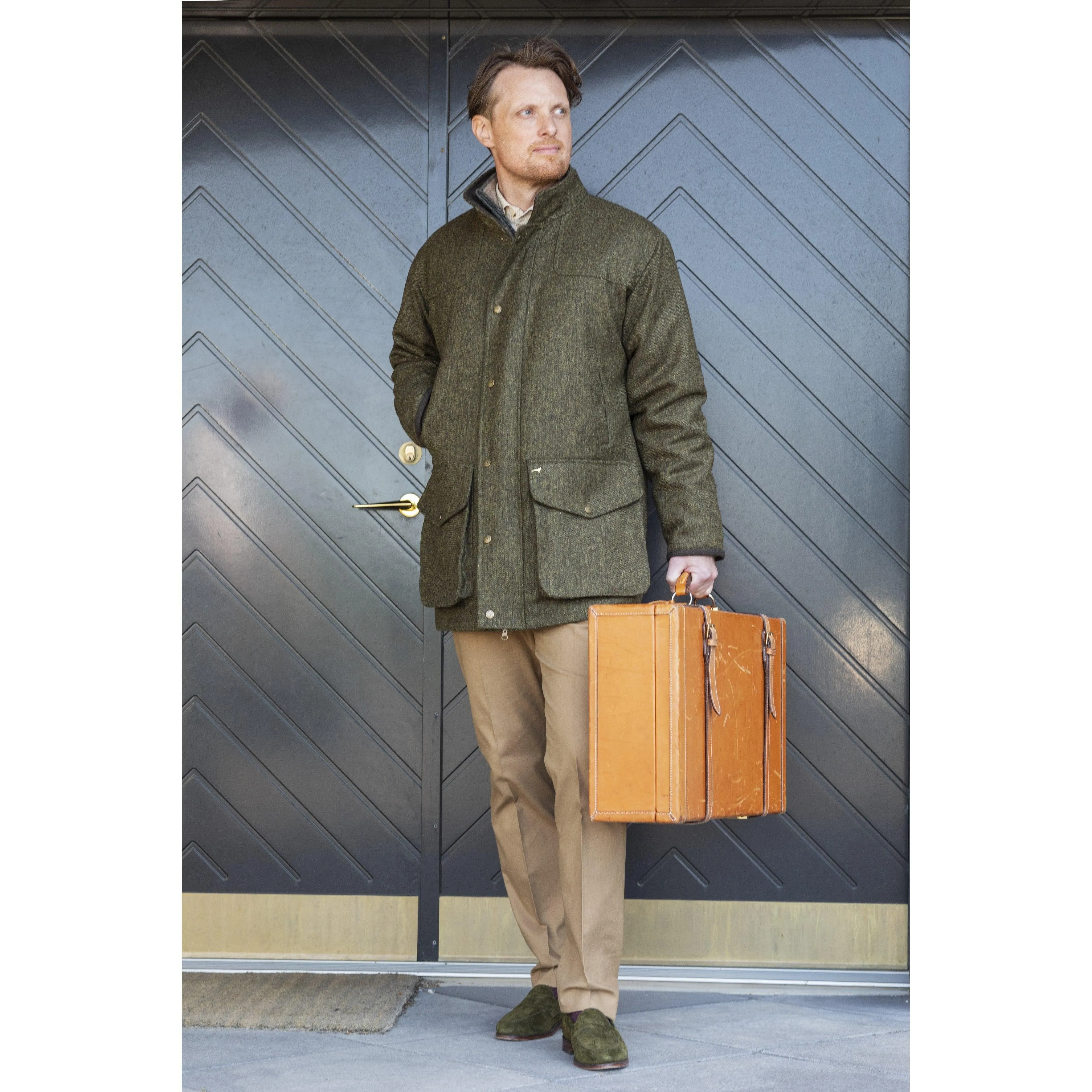 Laksen Cortham CTX Waterproof  Mens Tweed Coat - Kirkton Tweed