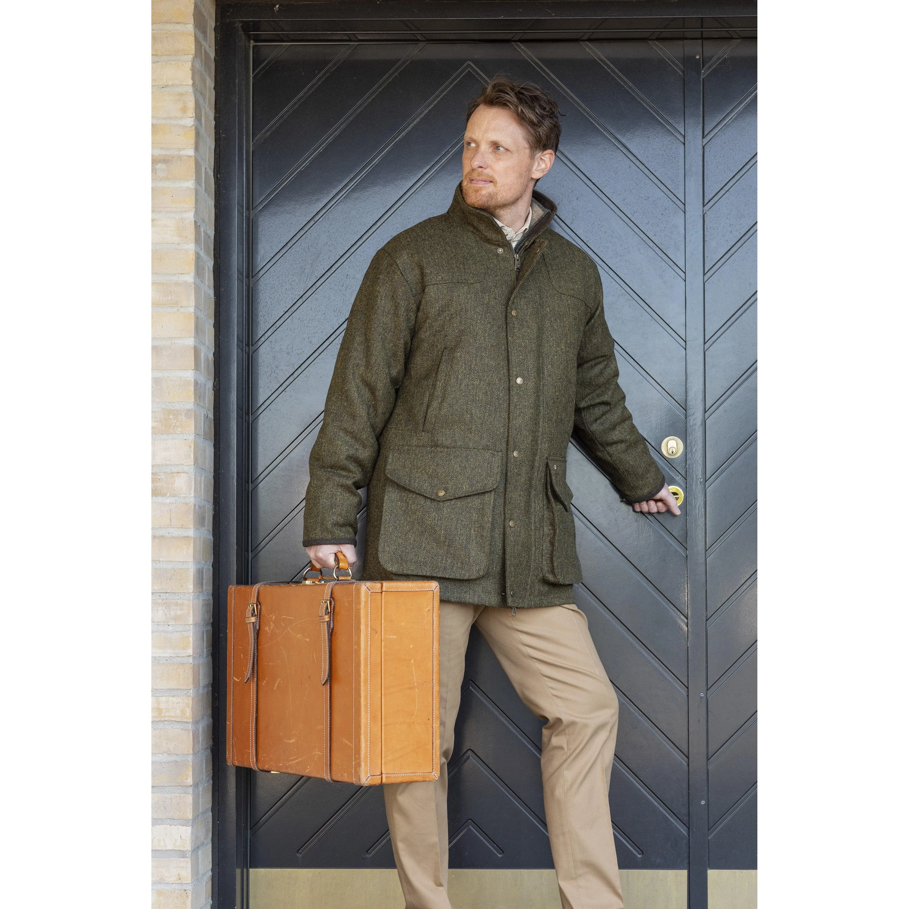 Laksen Cortham CTX Waterproof  Mens Tweed Coat - Kirkton Tweed