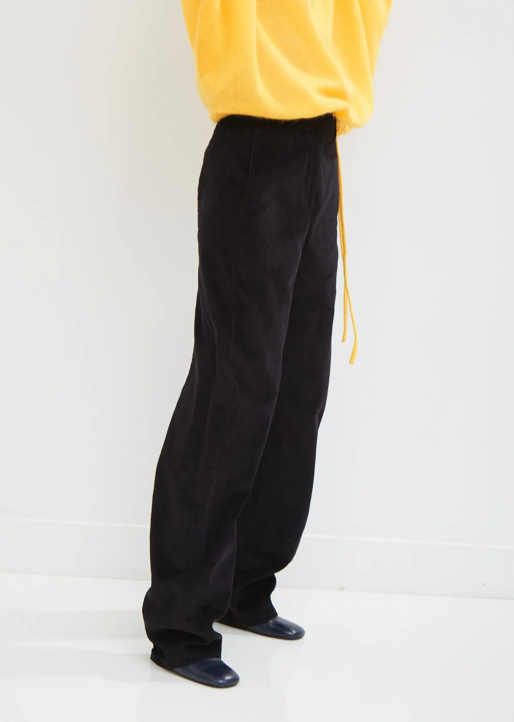 Large Twisted Corduroy Pants