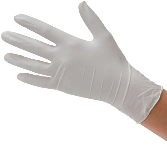 Latex Disposable Gloves, Box of 100