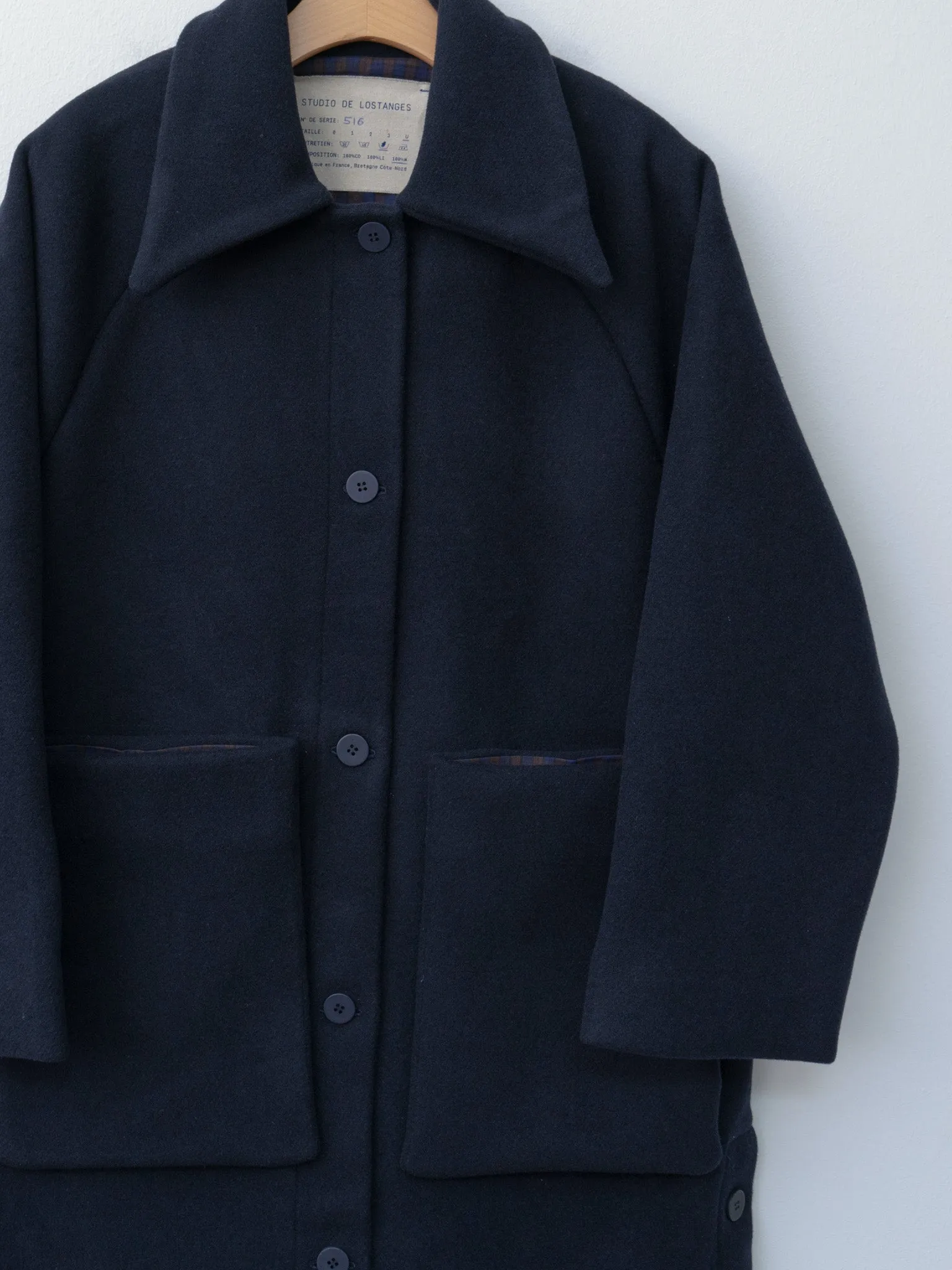 Long Coat - Navy