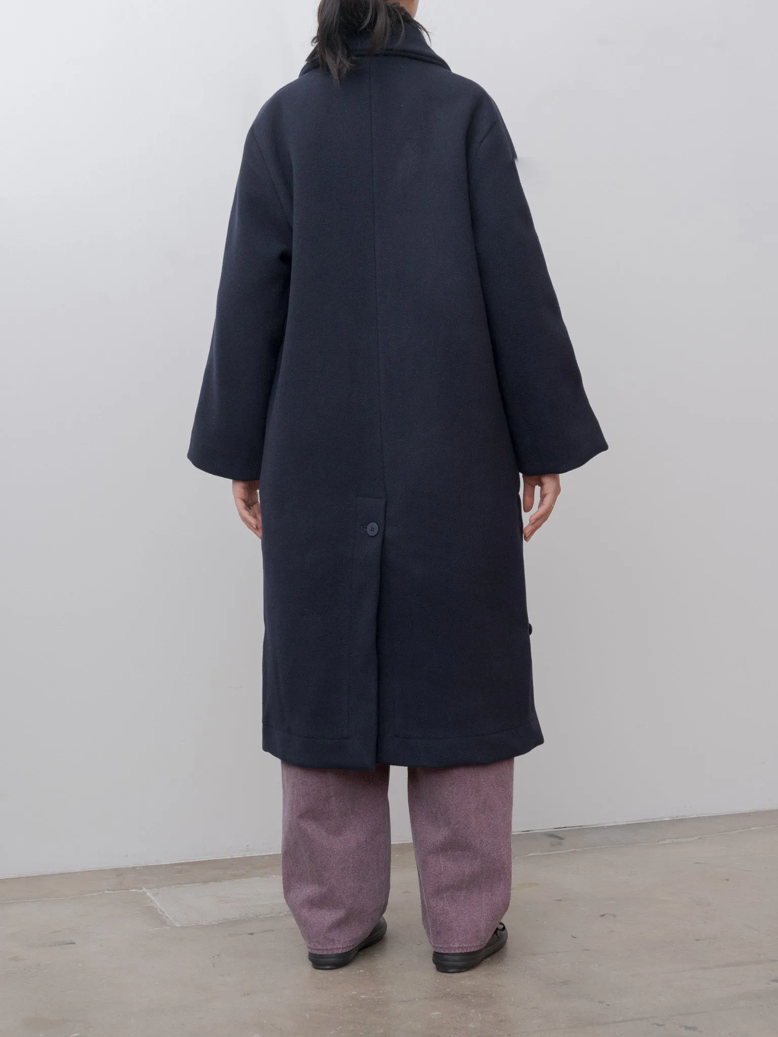 Long Coat - Navy