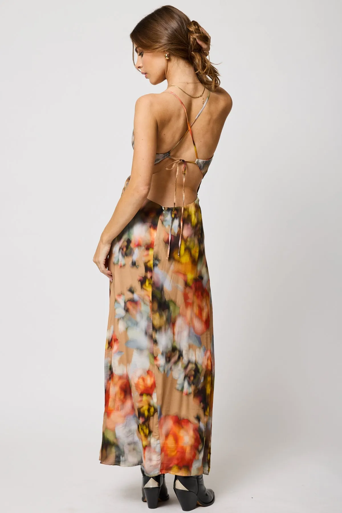 Lucia Maxi Dress - Watercolor Floral