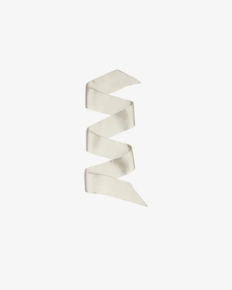 Manner Market - The Brigitte Skinny Scarf in Ivory