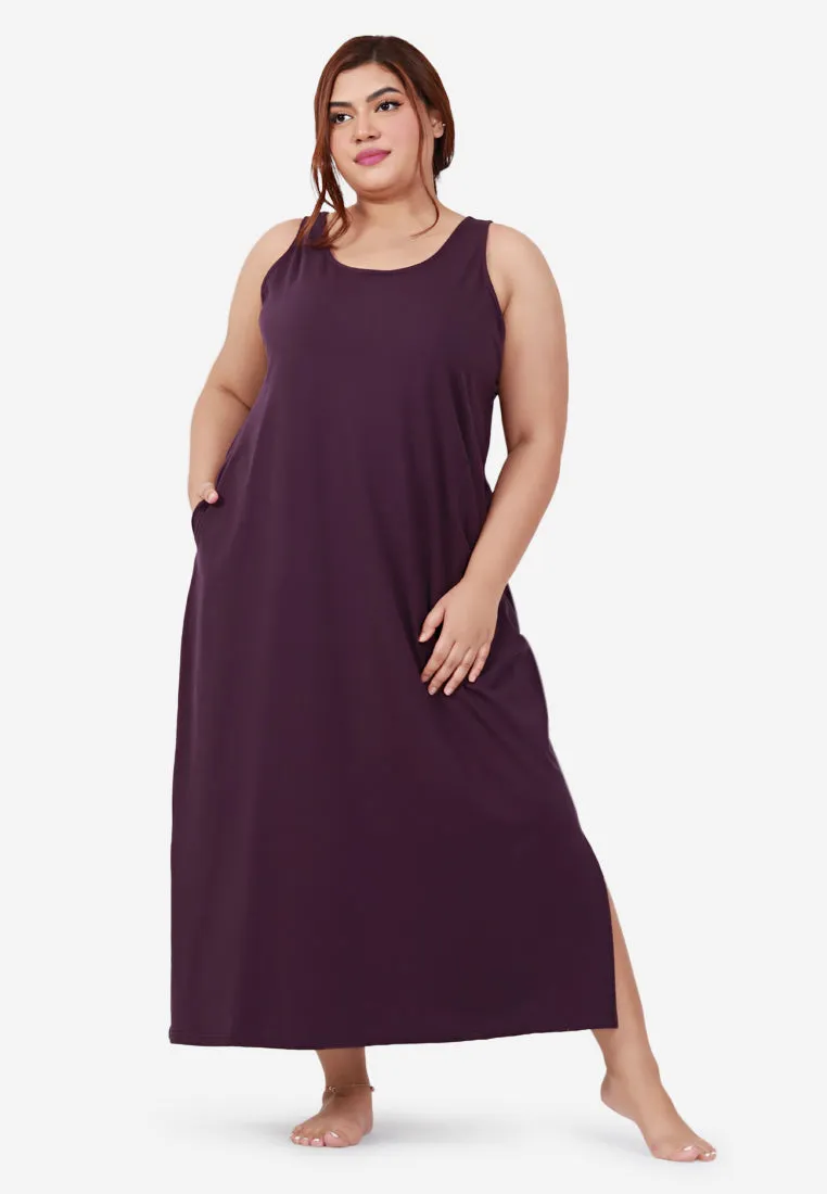 Marie Sleeveless Maxi Dress - Black