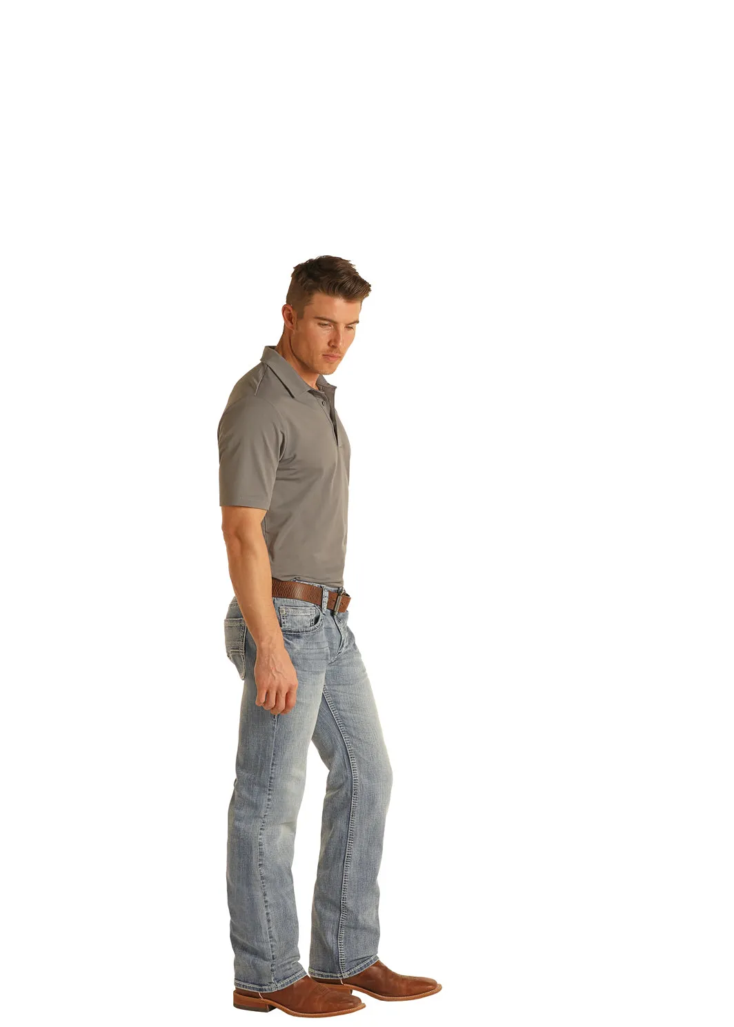 Men's Rock And Roll Pistol Straight Jean