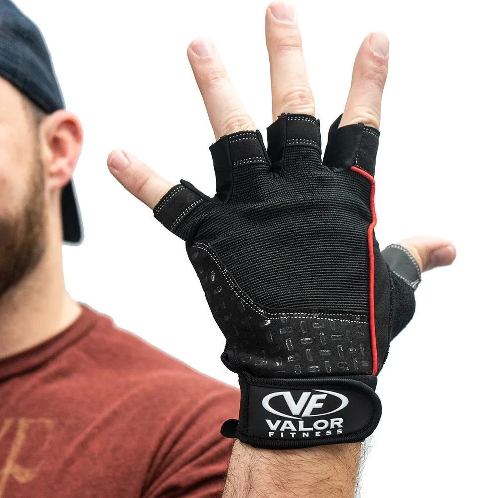 Men's Weightlifting Fingerless Gloves