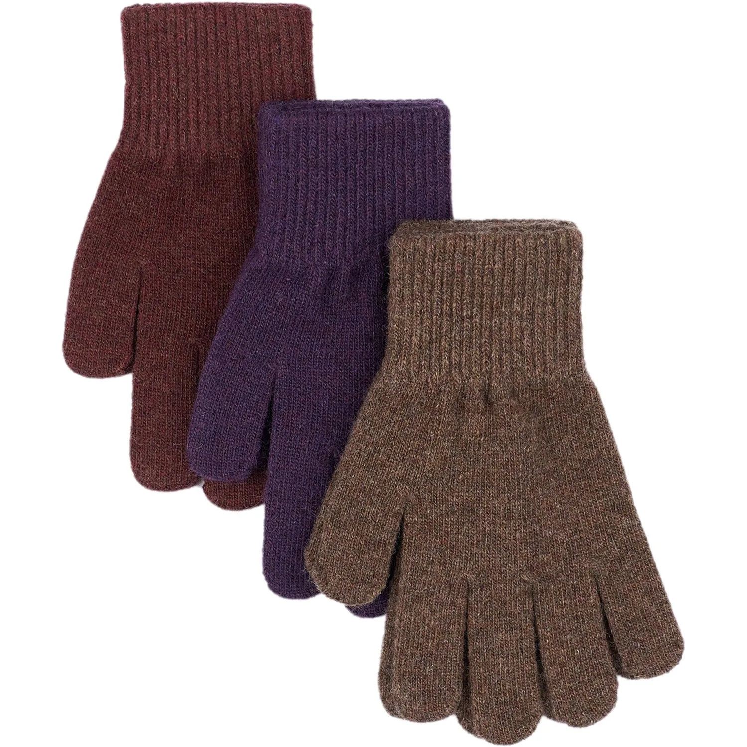 Mikk-Line Nightshade-Chocolate Chip-Rose Brown Magic Gloves 3-pack