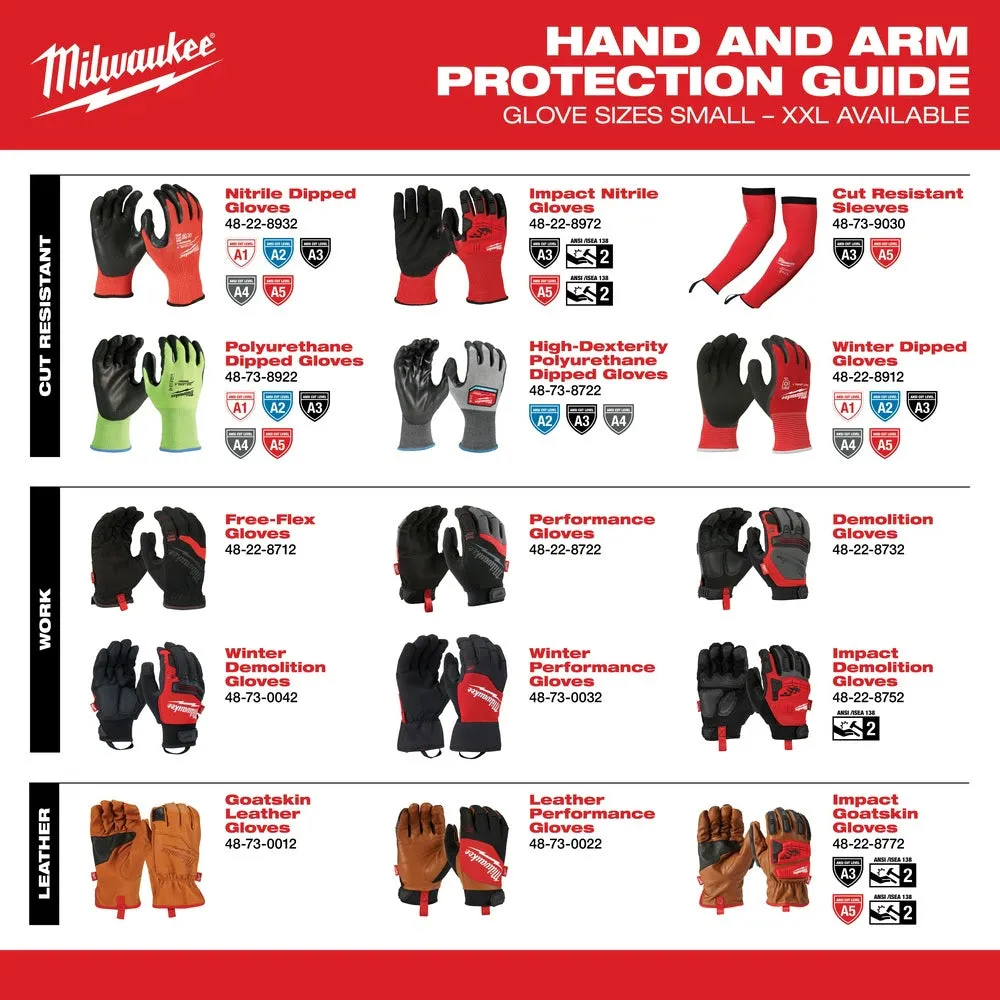 Milwaukee 48-22-8734 DEMOLITION GLOVES - XXL