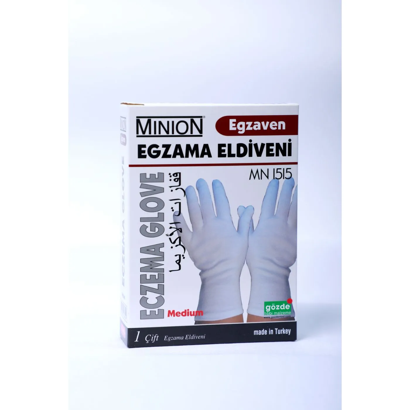 Minion Eczema Cotton (M) Gloves 1 BX