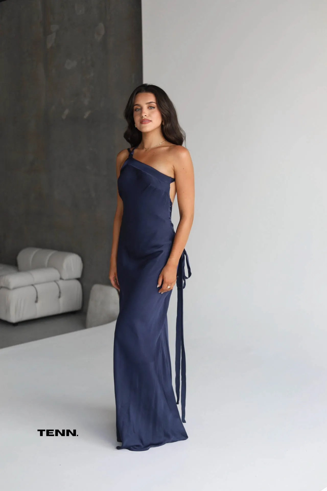 Monique Dress - Navy