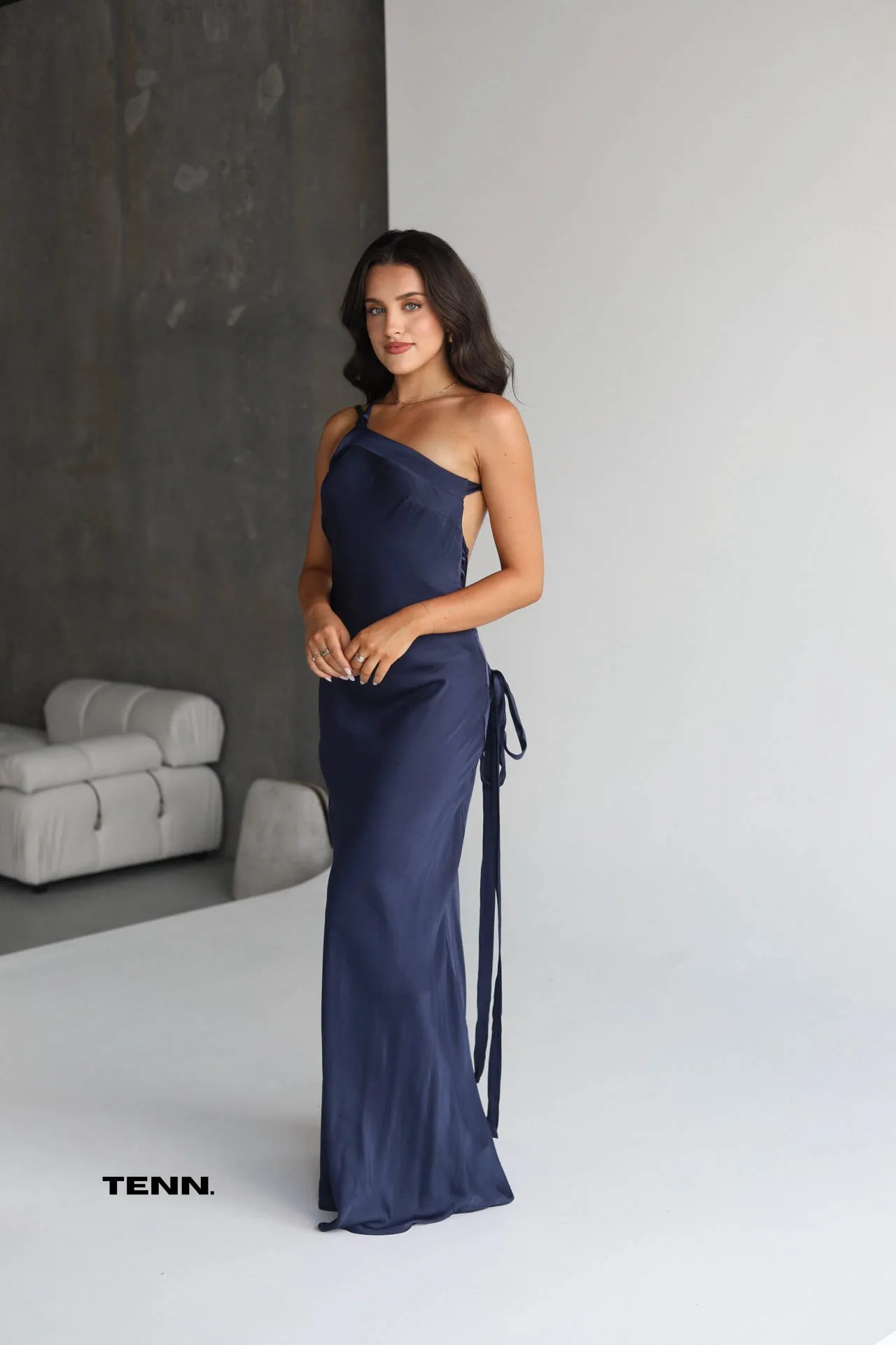 Monique Dress - Navy