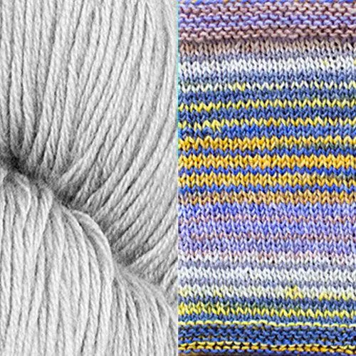 Myrsine Scarf Kit | Textile Art Using Self-Striping Yarn