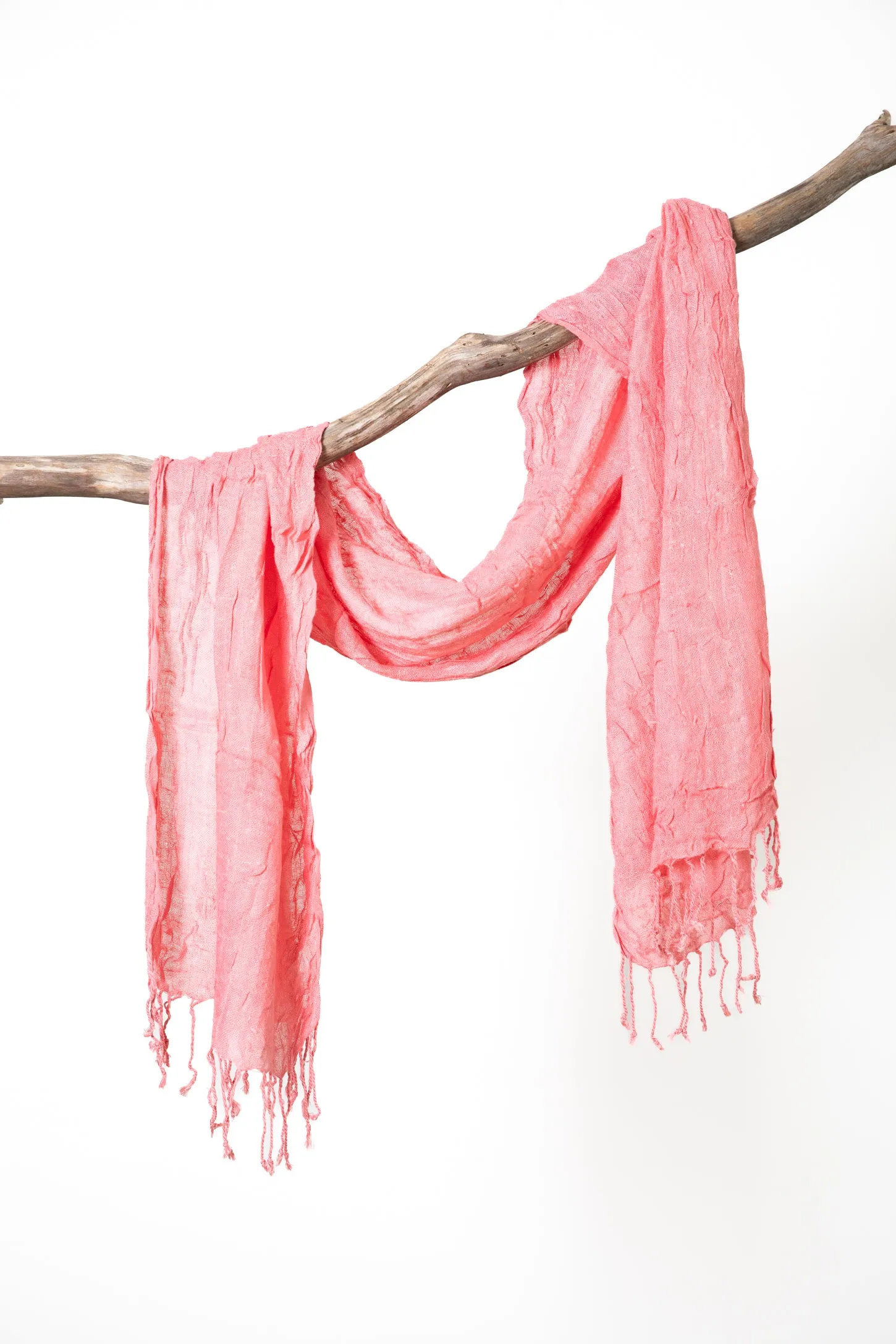 Nala Crinkle Fringe Scarf