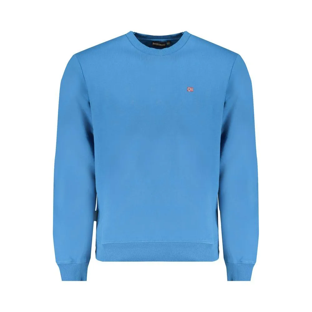 Napapijri Blue Cotton Sweater