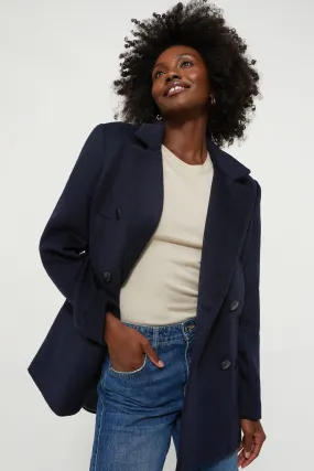 Navy Kensington Coat