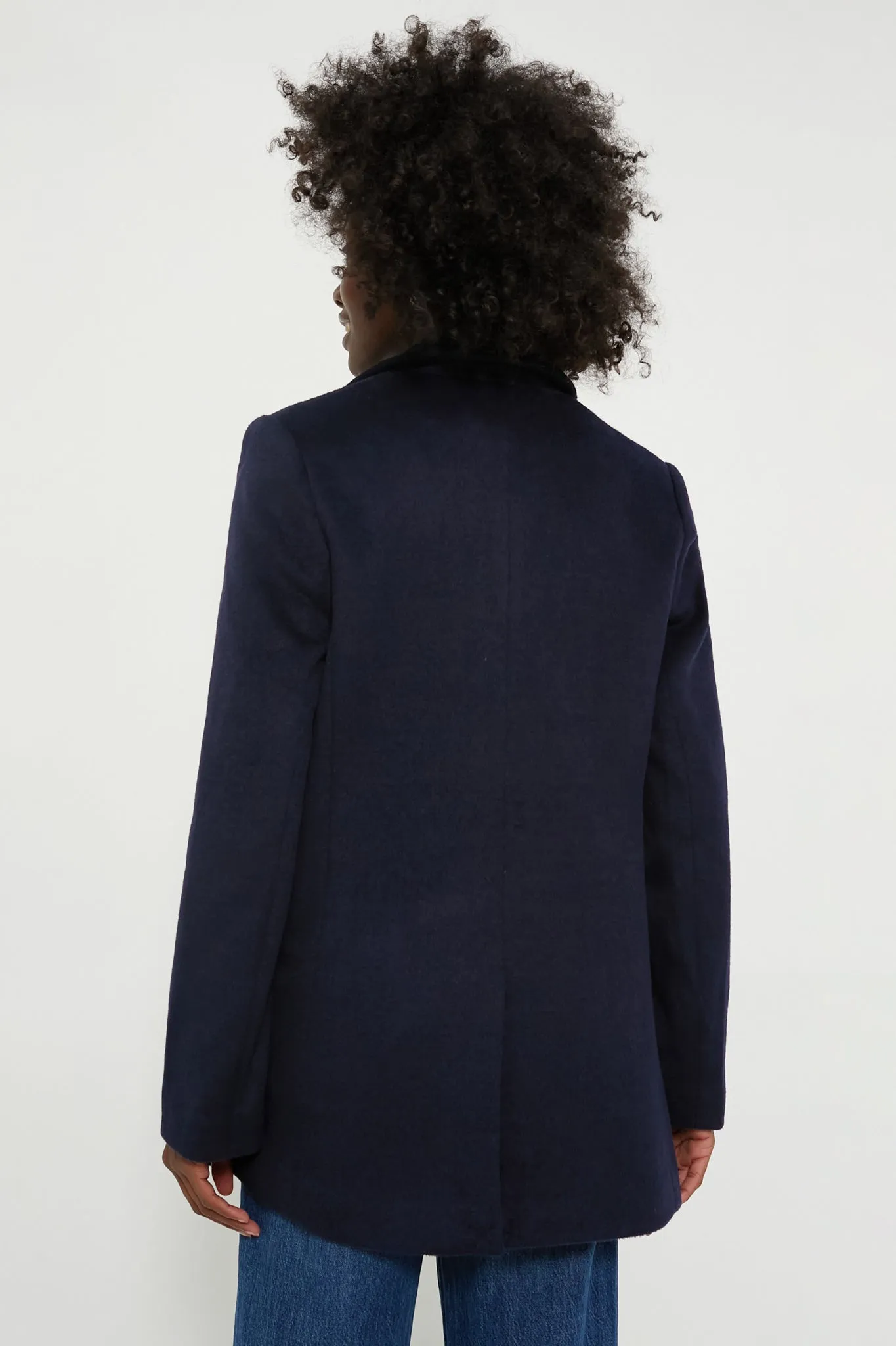 Navy Kensington Coat