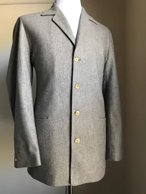 New Napoli Hand Made Men's Sport Coat Jacket, Blazer Gray 38 US ( 48 Eur )