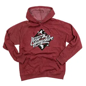 NH Diamond Hoodie- Heather Crimson