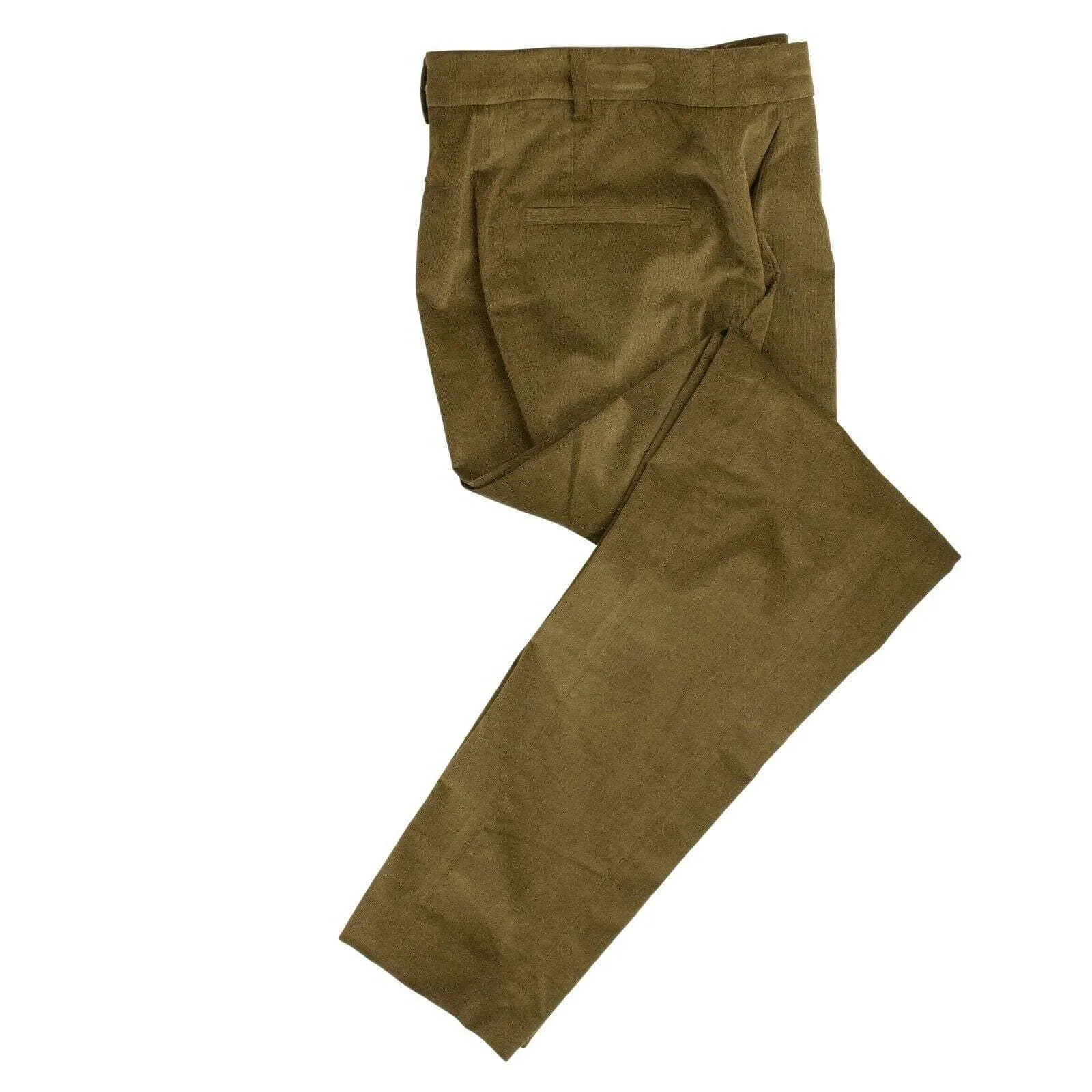 NWT RED VALENTINO Olive Green Corduroy Tailored Pants Size 2/40 $425