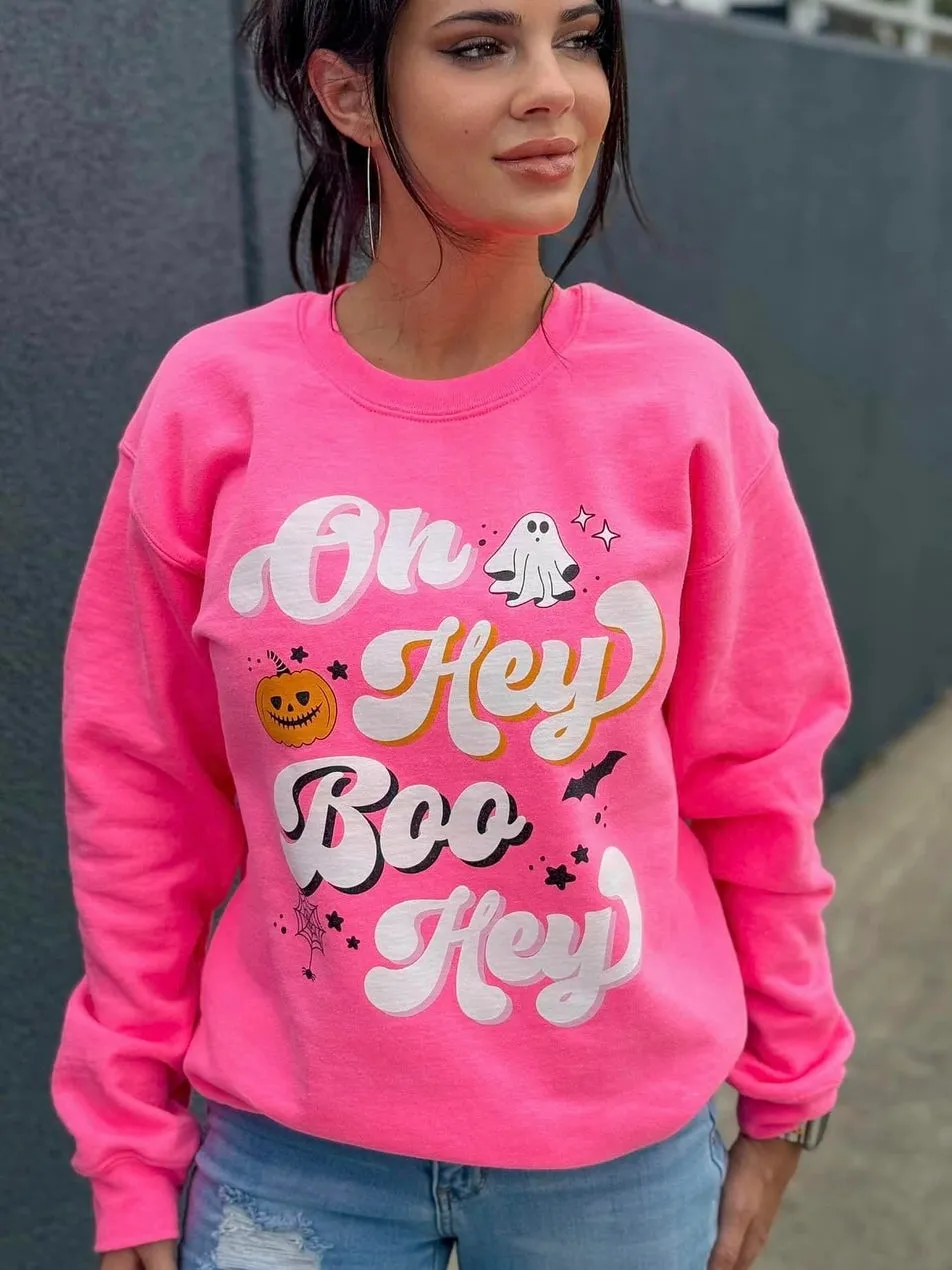 'Oh Hey Boo Hey' Halloween Sweatshirt