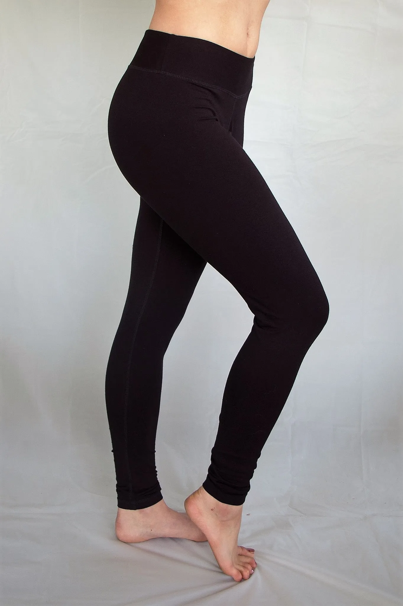 Onyx Flat Waist Yoga Pants