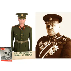 Original Czech WWII Army General Uniform Attributed to Jan Syrový -  Prime Minister During the Munich Crisis