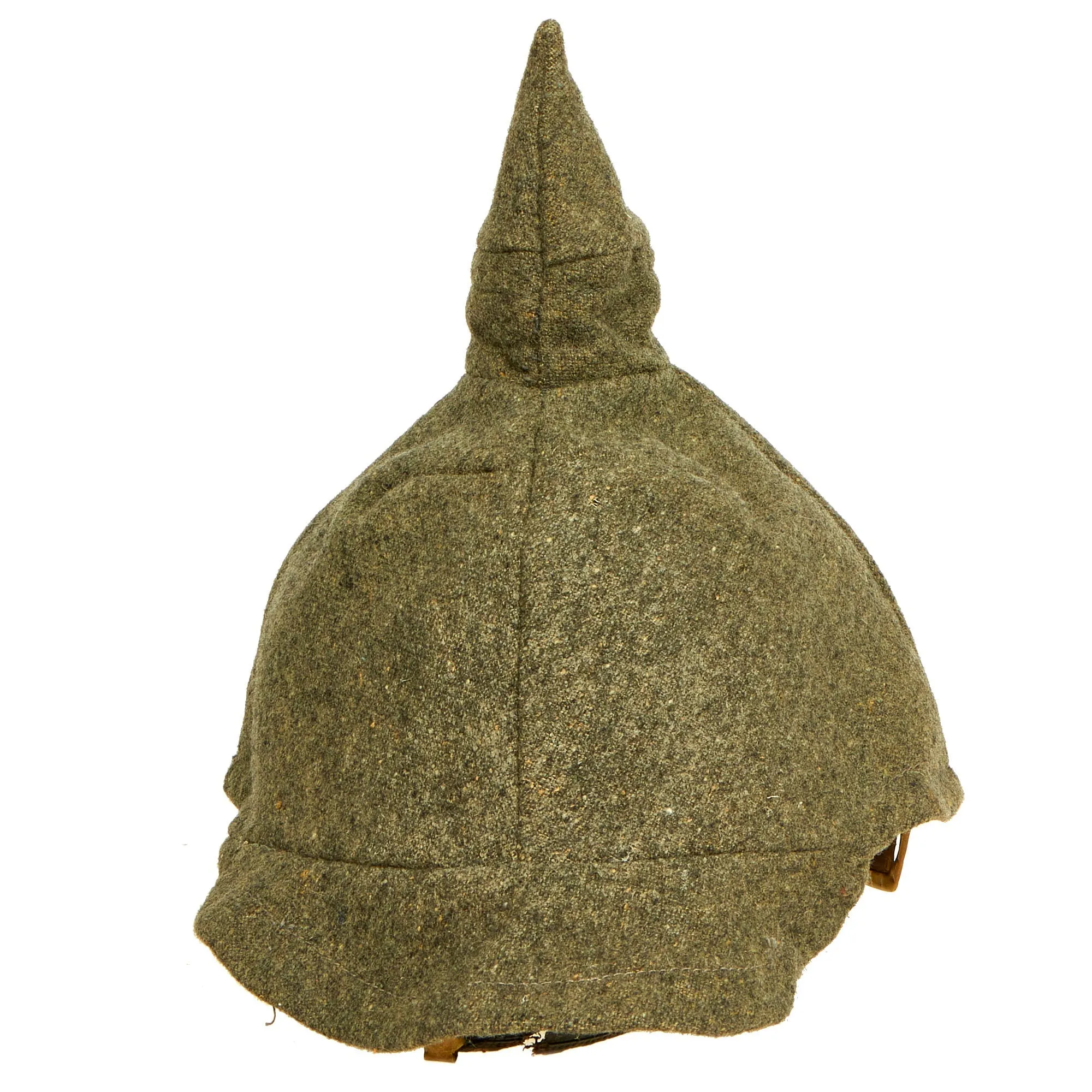 Original German WWI Bavarian M1886/1914 Infantry Pickelhaube Spiked Helmet With Wool Überzug