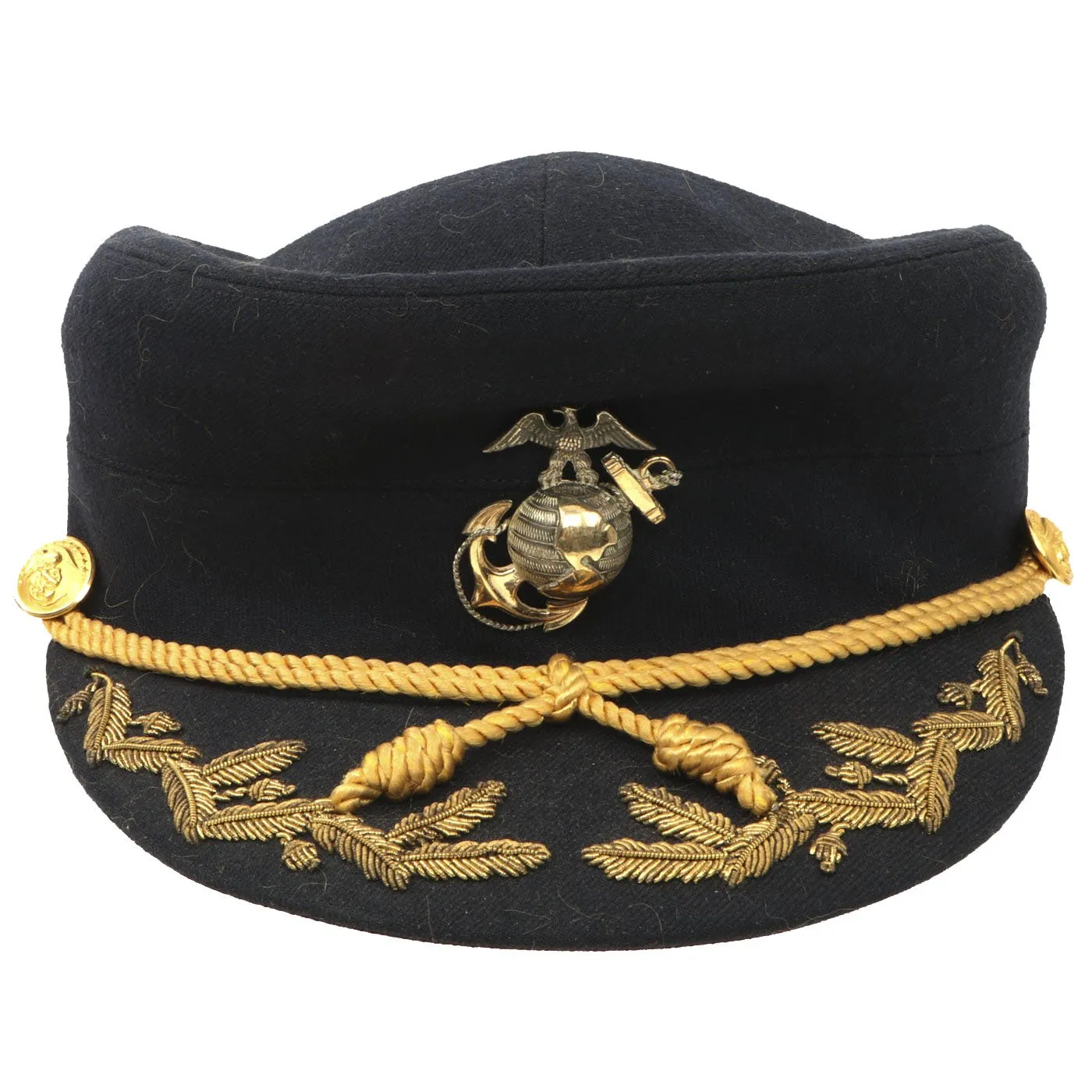 Original U.S. Post WWII Marine Corps Officer Hat by Amrose of New York