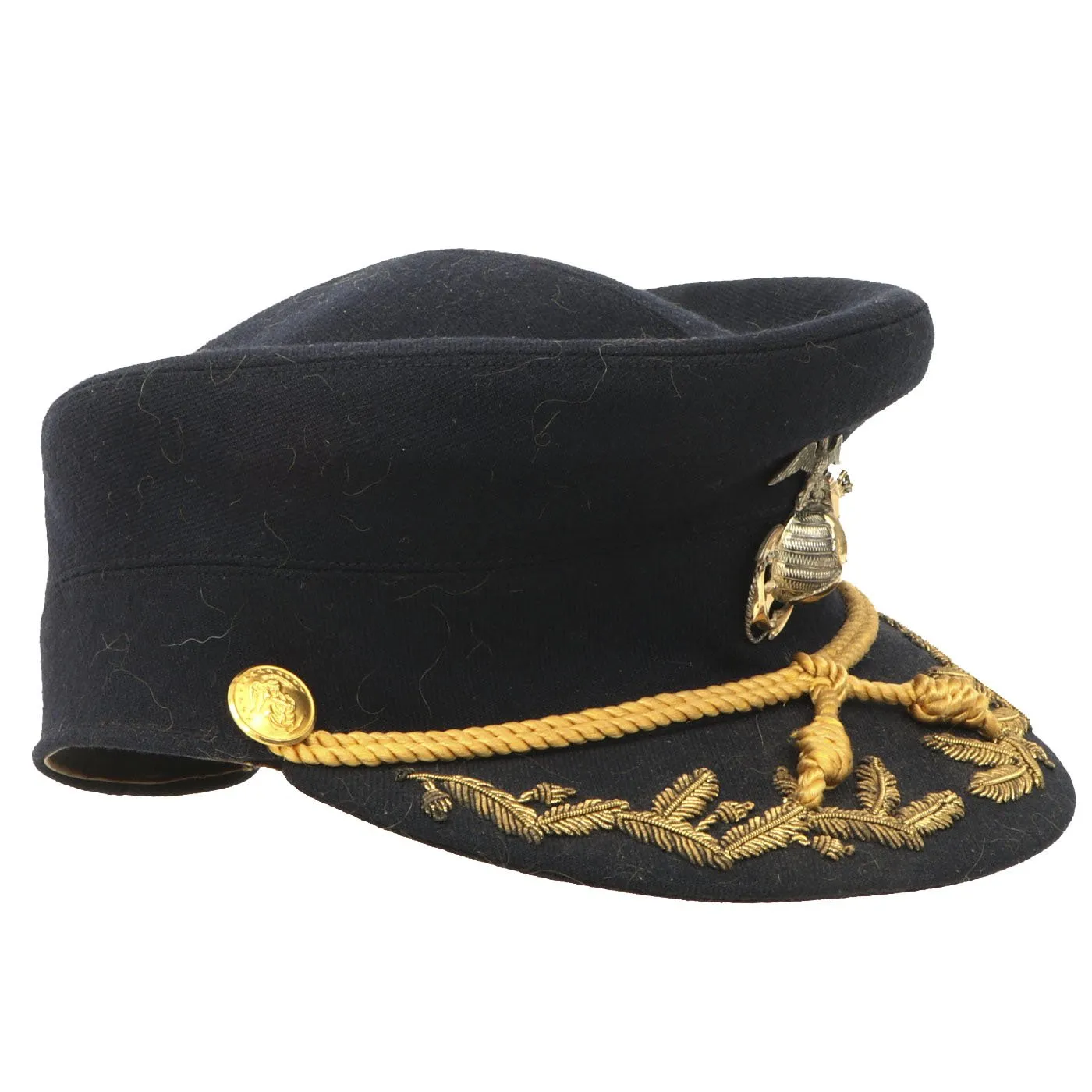 Original U.S. Post WWII Marine Corps Officer Hat by Amrose of New York