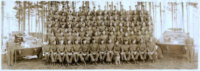 Original U.S. WWII 634th Tank Destroyer Battalion Officer Grouping - Normandy Invasion