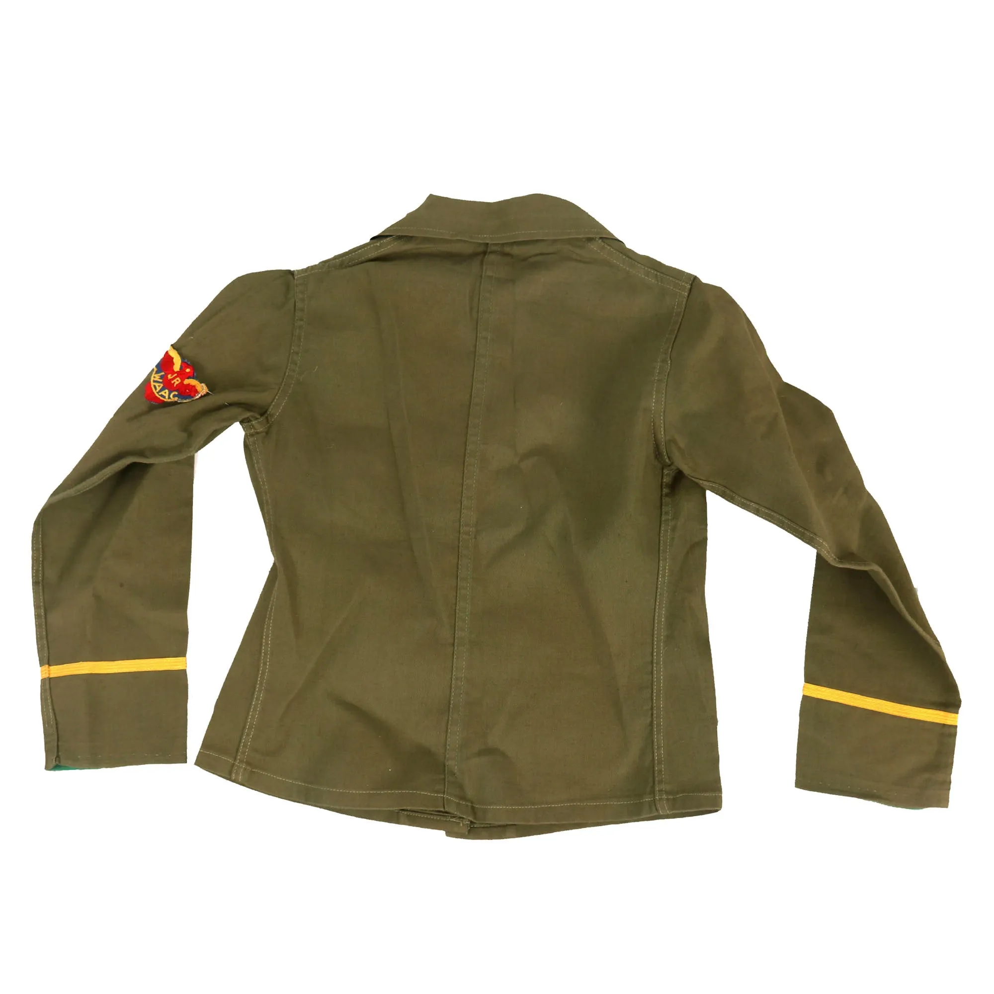 Original U.S. WWII Era Women’s Army Corps “WAC Jr” Children’s Class-A Uniform Set With Skirt and Shoes - Formerly Part of the A.A.F. Tank Museum