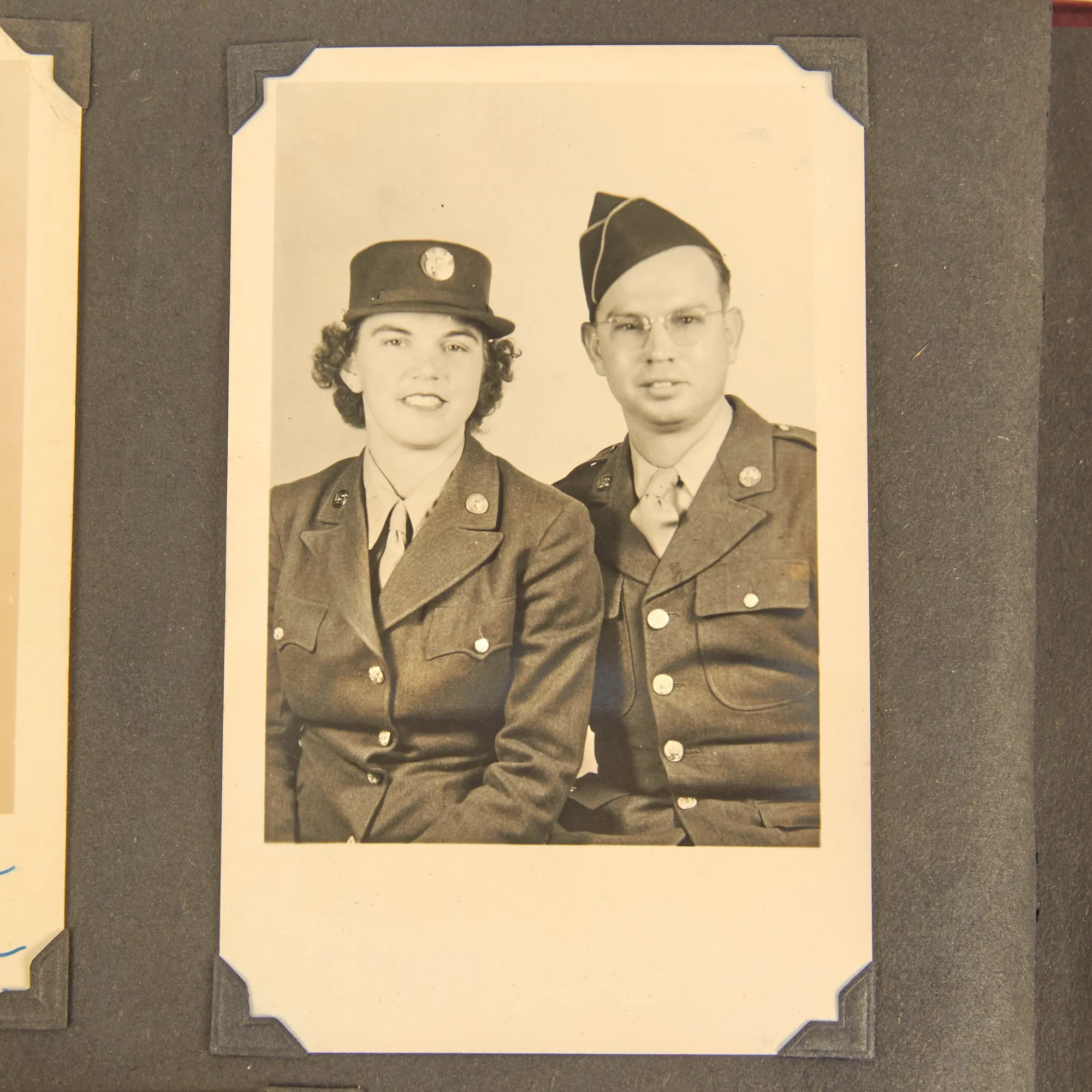 Original U.S. WWII Women's Army Corps WAC Named Uniform and Photo Album Grouping For PFC Daisy I. Rushing, 7th Army