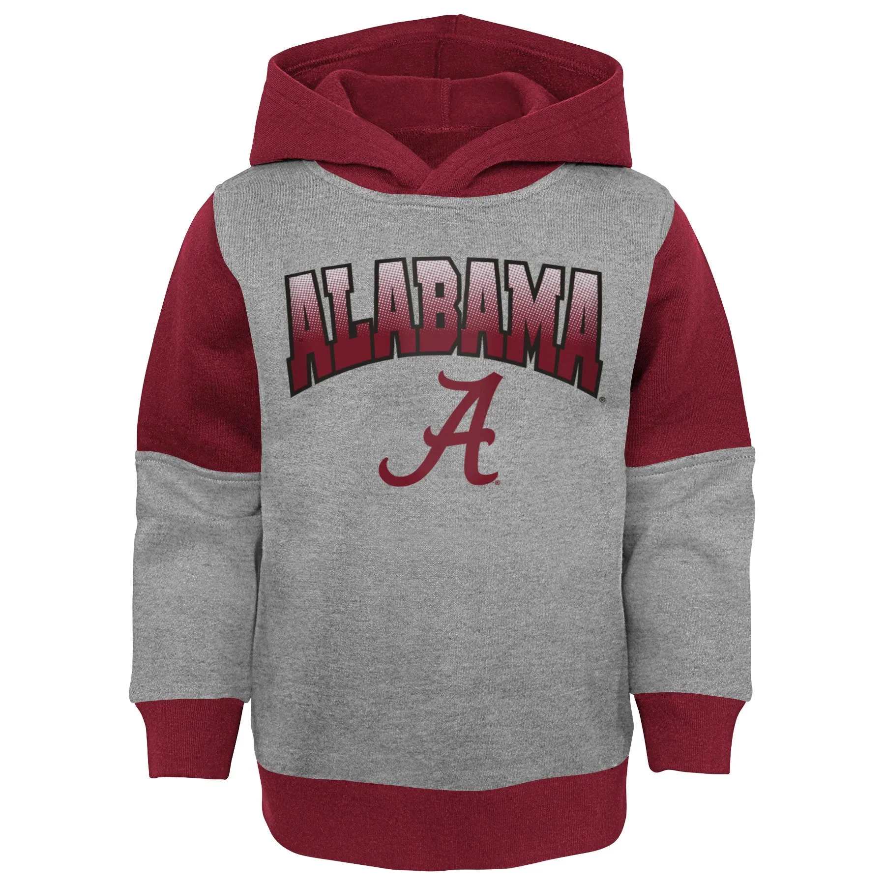 Outerstuff Alabama Crimson Tide NCAA Infant Sideline Fleece Set Hoodie and Pants, Crimson/Grey