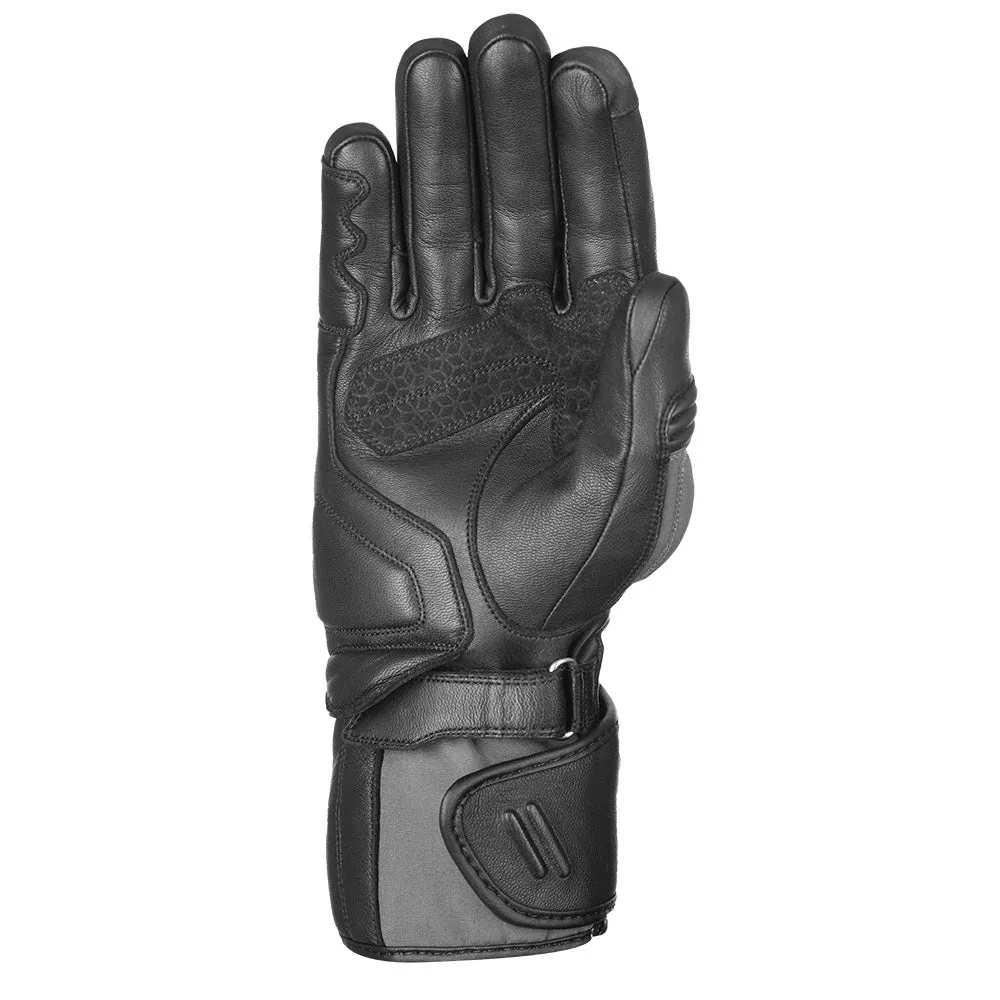 Oxford Hexham Men Winter Motorcycle Gloves Grey Black